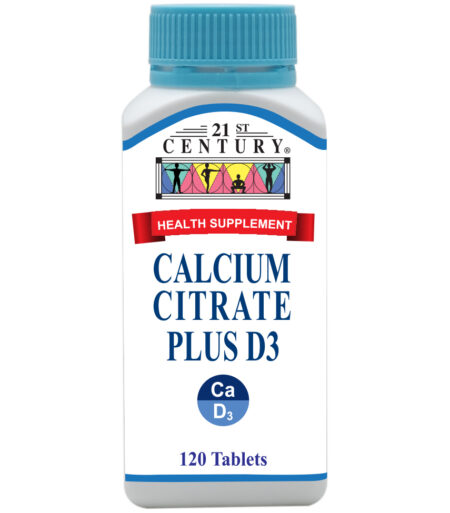 21st Century Calcium Citrate Plus D3