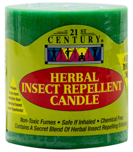 21st Century Herbal Mosquito Repellent Candle