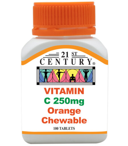 21st Century Vitamin C 250 - Orange Chewable