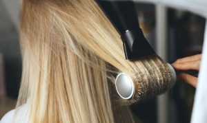 blow hair